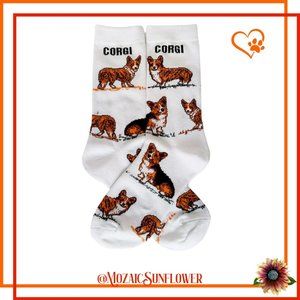 Pembroke Corgi Dog Breed Cotton Comfy Socks